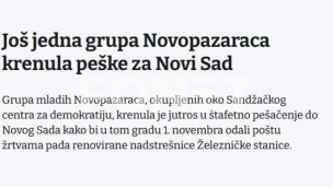 Štafetno pešačenje od Pazara